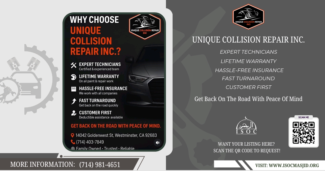 Flyer of ad with details