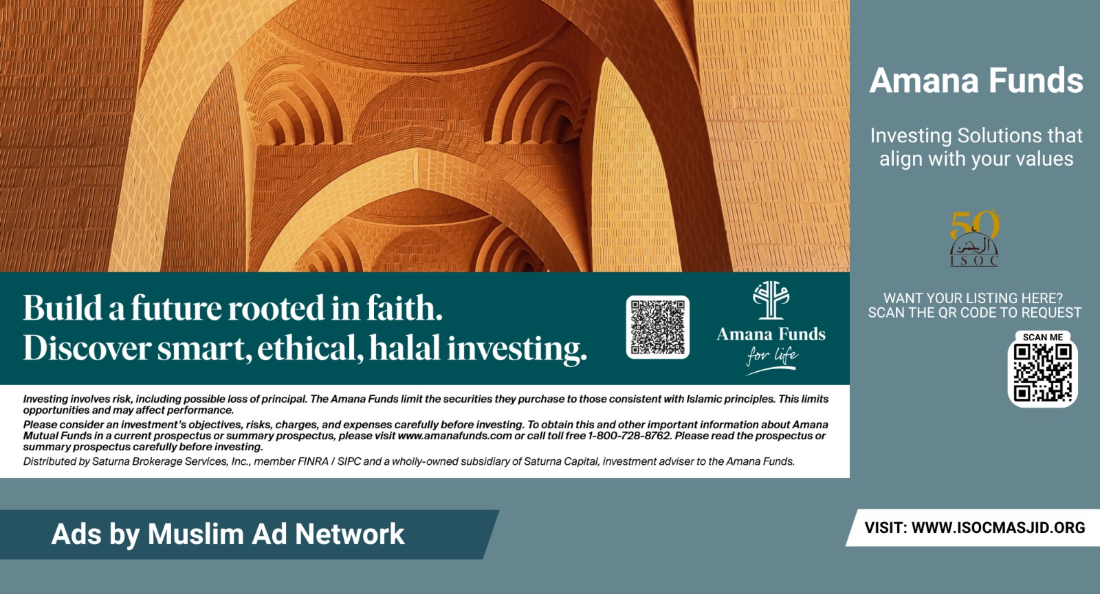 Flyer of ad with details