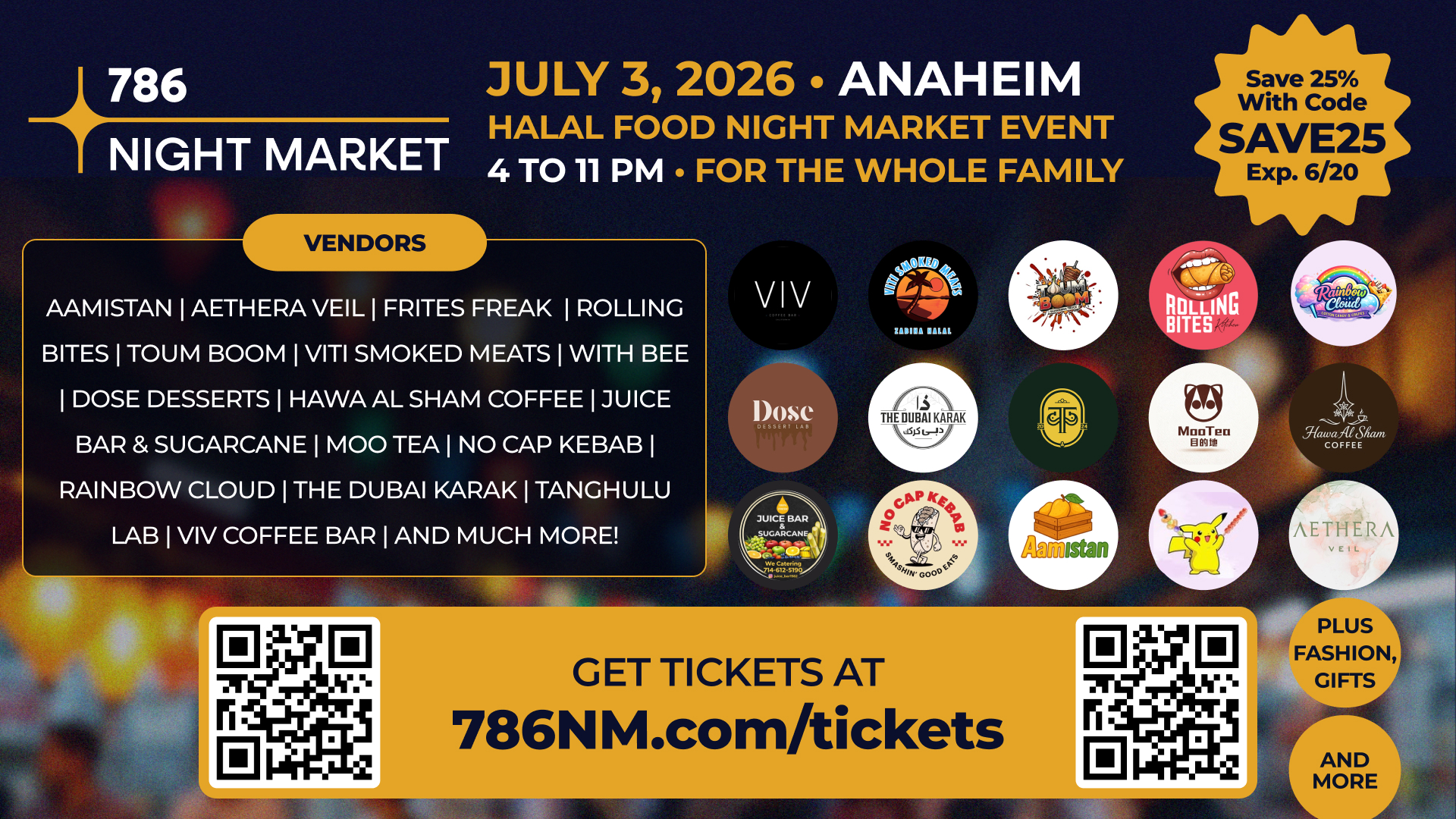 Flyer of ad with details